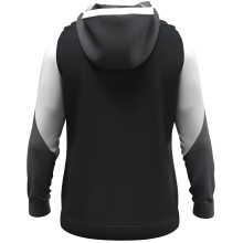 JAKO Kapuzenpullover mit Half-Zip Dynamic (100% rec. Polyester) schwarz/weiss/anthrazitgrau Herren