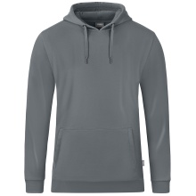 JAKO Freizeit Kapuzenpullover Hoodie Organic (Bio-Baumwolle) dunkelgrau Jungen