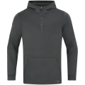 JAKO Freizeit Kapuzenpullover Hoodie Pro Casual (elastisches Material) grau Herren