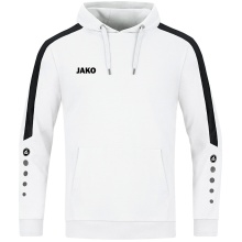 JAKO Kapuzenpullover (Hoodie) Power Kapuzensweat (Bio-Baumwolle) weiss Herren