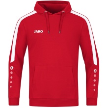 JAKO Kapuzenpullover (Hoodie) Power Kapuzensweat (Bio-Baumwolle) rot Herren