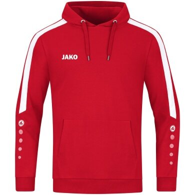 JAKO Kapuzenpullover (Hoodie) Power Kapuzensweat (Bio-Baumwolle) rot Kinder