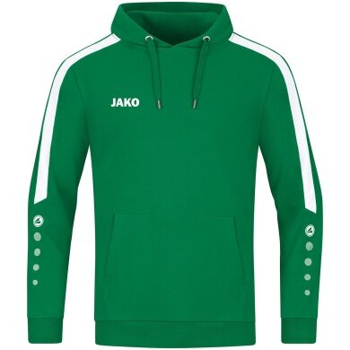 JAKO Kapuzenpullover (Hoodie) Power Kapuzensweat (Bio-Baumwolle) grün Kinder