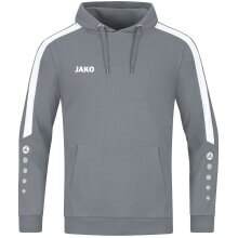 JAKO Kapuzenpullover (Hoodie) Power Kapuzensweat (Bio-Baumwolle) dunkelgrau Herren