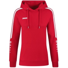 JAKO Kapuzenpullover (Hoodie) Power Kapuzensweat (Bio-Baumwolle) rot Damen