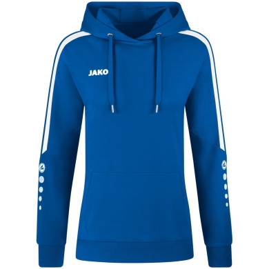 JAKO Kapuzenpullover (Hoodie) Power Kapuzensweat (Bio-Baumwolle) royalblau Damen