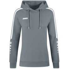 JAKO Kapuzenpullover (Hoodie) Power Kapuzensweat (Bio-Baumwolle) dunkelgrau Damen