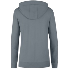 JAKO Kapuzenpullover (Hoodie) Power Kapuzensweat (Bio-Baumwolle) dunkelgrau Damen