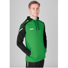 JAKO Kapuzensweat (Hoodie) Performance (Polyester-Fleece) grün/schwarz Herren