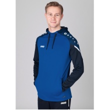 JAKO Kapuzensweat (Hoodie) Performance (Polyester-Fleece) royalblau/marineblau Herren