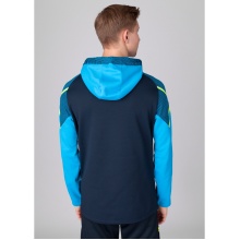 JAKO Kapuzensweat (Hoodie) Performance (Polyester-Fleece) marineblau/hellblau Herren