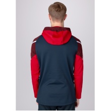 JAKO Kapuzensweat (Hoodie) Performance (Polyester-Fleece) marineblau/rot Herren