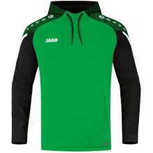 JAKO Kapuzensweat (Hoodie) Performance (Polyester-Fleece) grün/schwarz Damen