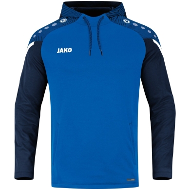 JAKO Kapuzensweat (Hoodie) Performance (Polyester-Fleece) royalblau/marineblau Damen