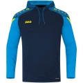 JAKO Kapuzensweat (Hoodie) Performance (Polyester-Fleece) marineblau/hellblau Damen