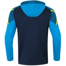 JAKO Kapuzensweat (Hoodie) Performance (Polyester-Fleece) marineblau/hellblau Damen