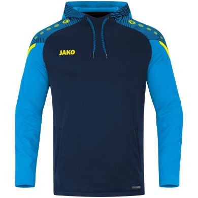 JAKO Kapuzensweat (Hoodie) Performance (Polyester-Fleece) marineblau/hellblau Jungen/Mädchen/Kinder