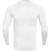 JAKO Langarmshirt Compression 2.0 (Polyester-Stretch-Tech) weiss Unterwäsche Herren