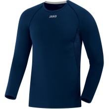 JAKO Langarmshirt Compression 2.0 (Polyester-Stretch-Tech) navyblau Unterwäsche Herren