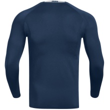 JAKO Langarmshirt Compression 2.0 (Polyester-Stretch-Tech) navyblau Unterwäsche Herren