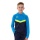 JAKO Langarmshirt Ziptop Iconic (angenehmer Tragekomfort) marineblau/hellblau/gelb Kinder