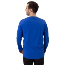 JAKO Langarmshirt Organic (Freizeit, Bio-Baumwolle) royalblau Herren