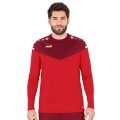 JAKO Sport-Langarmshirt Sweat Champ 2.0 (100% Polyester) rot Herren