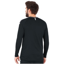 JAKO Sport-Langarmshirt Sweat Champ 2.0 (100% Polyester) schwarz Herren