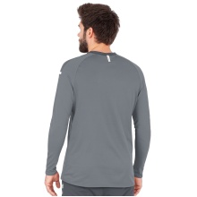 JAKO Sport-Langarmshirt Sweat Champ 2.0 (100% Polyester) grau Herren