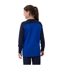 JAKO Sport-Langarmshirt Sweat Iconic (Polyester-Stretch-Fleece) royalblau/marineblau Kinder