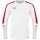 JAKO Sport-Langarmshirt Sweat Power (rec. Polyester, hohe Bewegungsfreiheit) weiss/rot Kinder