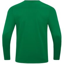 JAKO Sport-Langarmshirt Sweat Power (rec. Polyester, hohe Bewegungsfreiheit) grün Herren