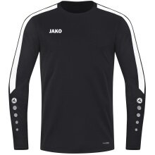 JAKO Sport-Langarmshirt Sweat Power (rec. Polyester, hohe Bewegungsfreiheit) schwarz Kinder