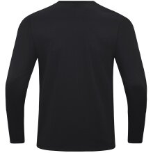 JAKO Sport-Langarmshirt Sweat Power (rec. Polyester, hohe Bewegungsfreiheit) schwarz Herren