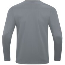 JAKO Sport-Langarmshirt Sweat Power (rec. Polyester, hohe Bewegungsfreiheit) dunkelgrau Kinder