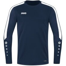 JAKO Sport-Langarmshirt Sweat Power (rec. Polyester, hohe Bewegungsfreiheit) marineblau Herren