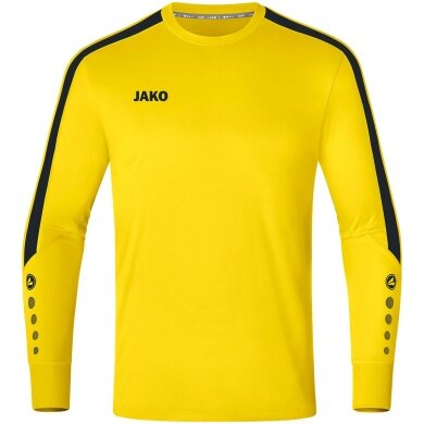 JAKO Sport-Langarmshirt TW-Trikot Power (Polyester-Interlock) gelb Kinder