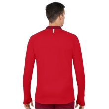 JAKO Sport-Langarmshirt Ziptop Champ 2.0 (100% Polyester) rot Herren