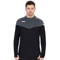 JAKO Sport-Langarmshirt Ziptop Champ 2.0 (100% Polyester) schwarz Herren