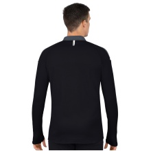 JAKO Sport-Langarmshirt Ziptop Champ 2.0 (100% Polyester) schwarz Herren