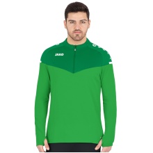 JAKO Sport-Langarmshirt Ziptop Champ 2.0 (100% Polyester) grün Herren