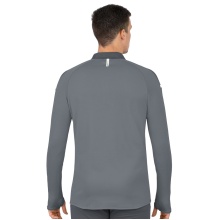 JAKO Sport-Langarmshirt Ziptop Champ 2.0 (100% Polyester) grau Herren