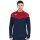 JAKO Sport-Langarmshirt Ziptop Champ 2.0 (100% Polyester) marineblau/rot Herren