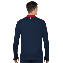 JAKO Sport-Langarmshirt Ziptop Champ 2.0 (100% Polyester) marineblau/rot Herren