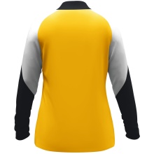 JAKO Langarmshirt Ziptop Dynamic (rec. Polyester, elastisches Material) gelb/weiss/schwarz Damen