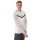 JAKO Langarmshirt Ziptop Iconic (angenehmer Tragekomfort) weiss/grau/anthrazitgrau Herren