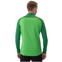 JAKO Langarmshirt Ziptop Iconic (angenehmer Tragekomfort) grün/dunkelgrün Herren