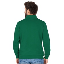 JAKO Langarmshirt Ziptop Organic - Weich Innenseite, Zip-Reissverschluss - grün Herren