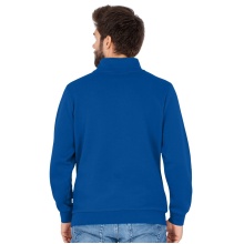 JAKO Langarmshirt Ziptop Organic - Weich Innenseite, Zip-Reissverschluss - royalblau Herren