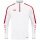 JAKO Langarmshirt Ziptop Power (rec. Polyester, hochelastisch) weiss/rot Kinder